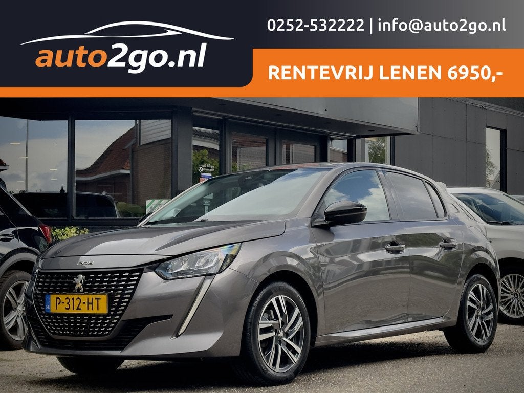 Peugeot 208 1.2 AUT8 ALLURE NAVI AIRCO APPLE-CARPLAY LED LMV, Auto's, Peugeot, Te koop, ABS, Airbags, Airconditioning, Alarm, Android Auto