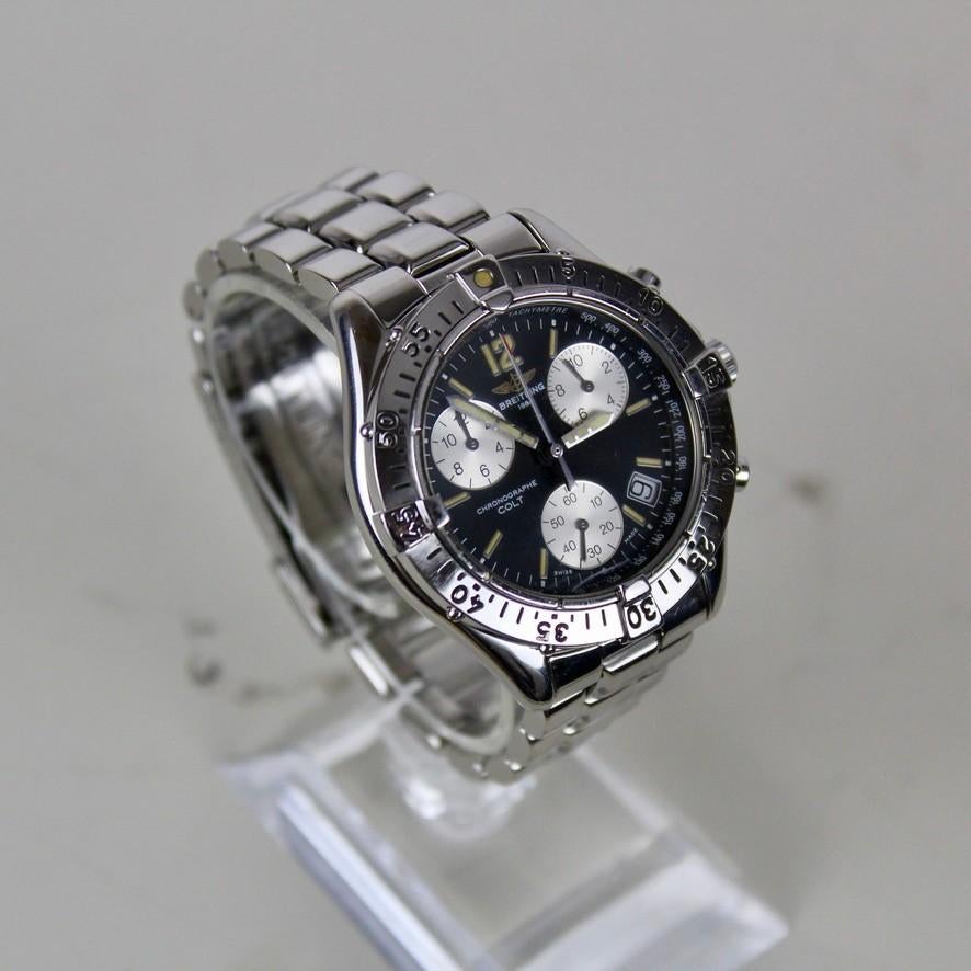 Breitling Colt Chronograph - A53035, Staal, Gebruikt, Staal, Breitling
