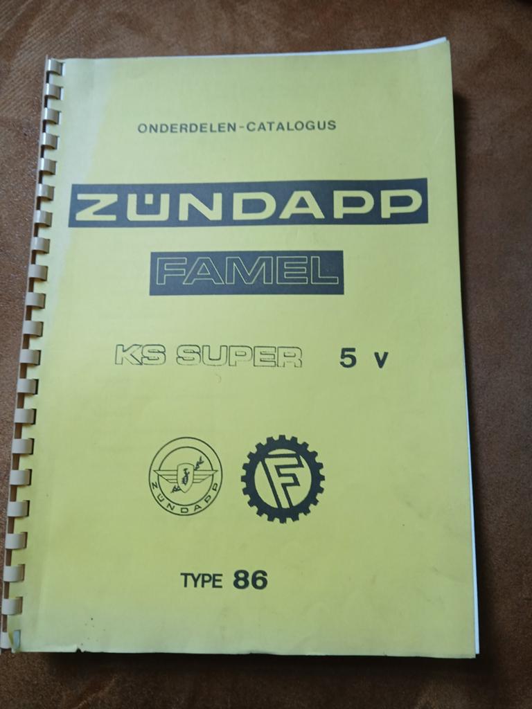 Zundapp Onderdelencatalogus - Diverse Modellen, Fietsen en Brommers, Brommeronderdelen | Zundapp, Ophalen of Verzenden, Gebruikt