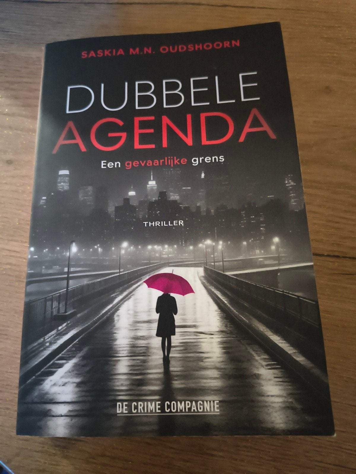 Dubbele Agenda - Saskia M.N. Oudshoorn (Thriller), Ophalen of Verzenden, Zo goed als nieuw, Saskia M.N. Oudshoorn, Nederland