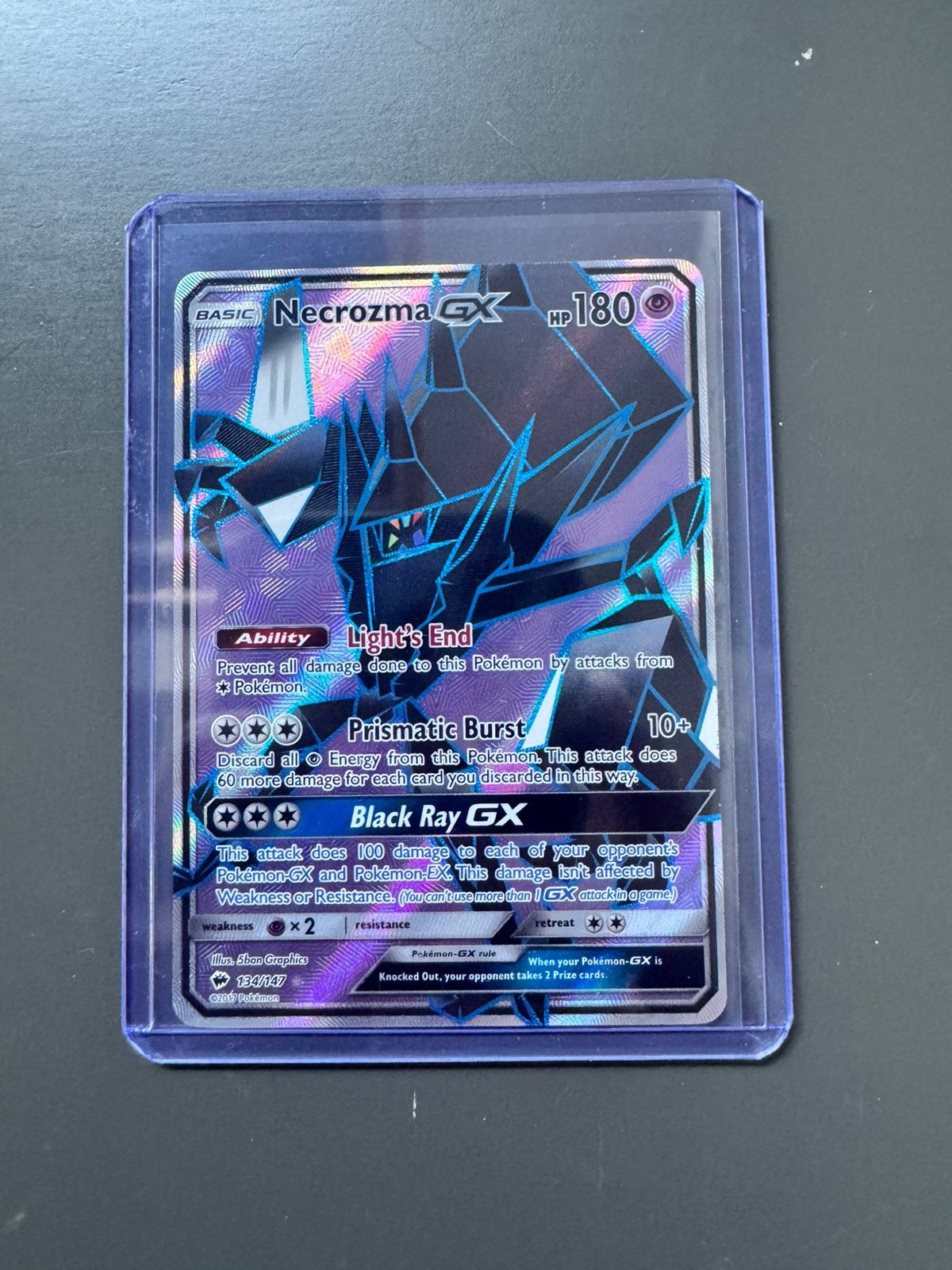 Necrozma GX #134, Ophalen of Verzenden, Zo goed als nieuw, Losse kaart