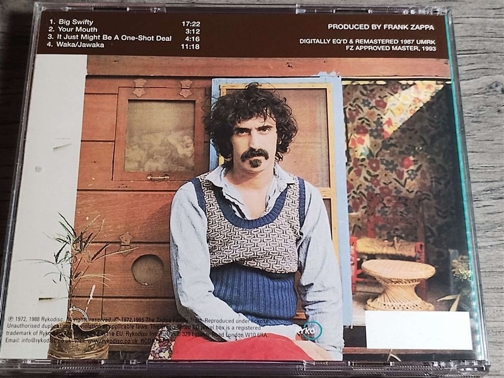Frank Zappa - Waka/Jawaka, Ophalen of Verzenden, Zo goed als nieuw, Poprock