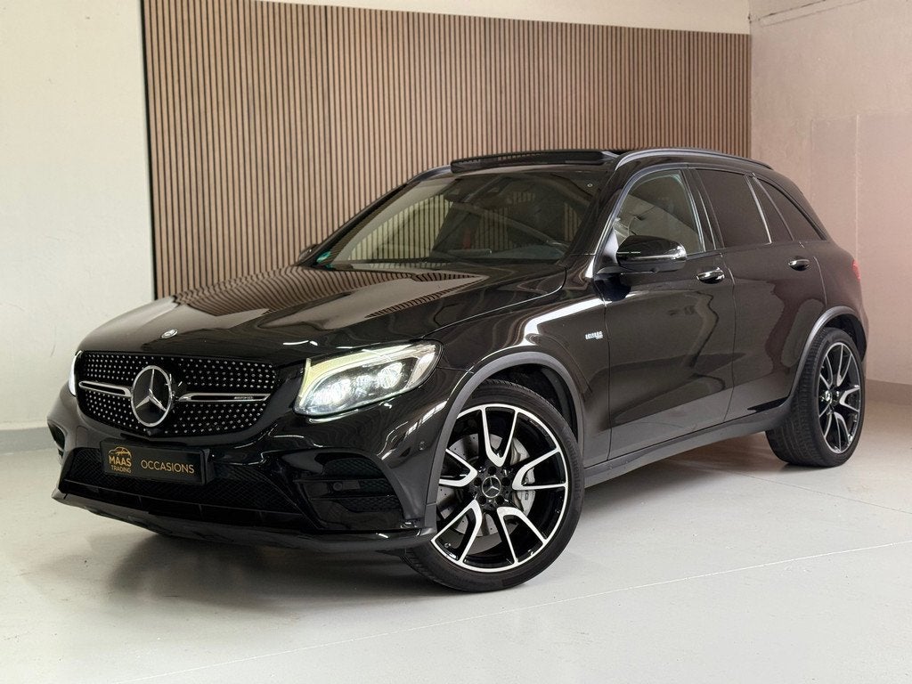 Mercedes-Benz GLC-klasse AMG 43 4MATIC Pano * Elec Trekhaak, Auto's, Mercedes-Benz, Automaat, Gebruikt, Zwart, 367 pk