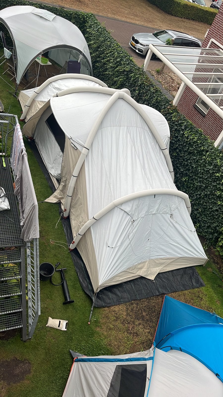 Decathlon Quechua Airseconds 8.4 Fresh & Black Tent, Ophalen, Gebruikt, Meer dan 6