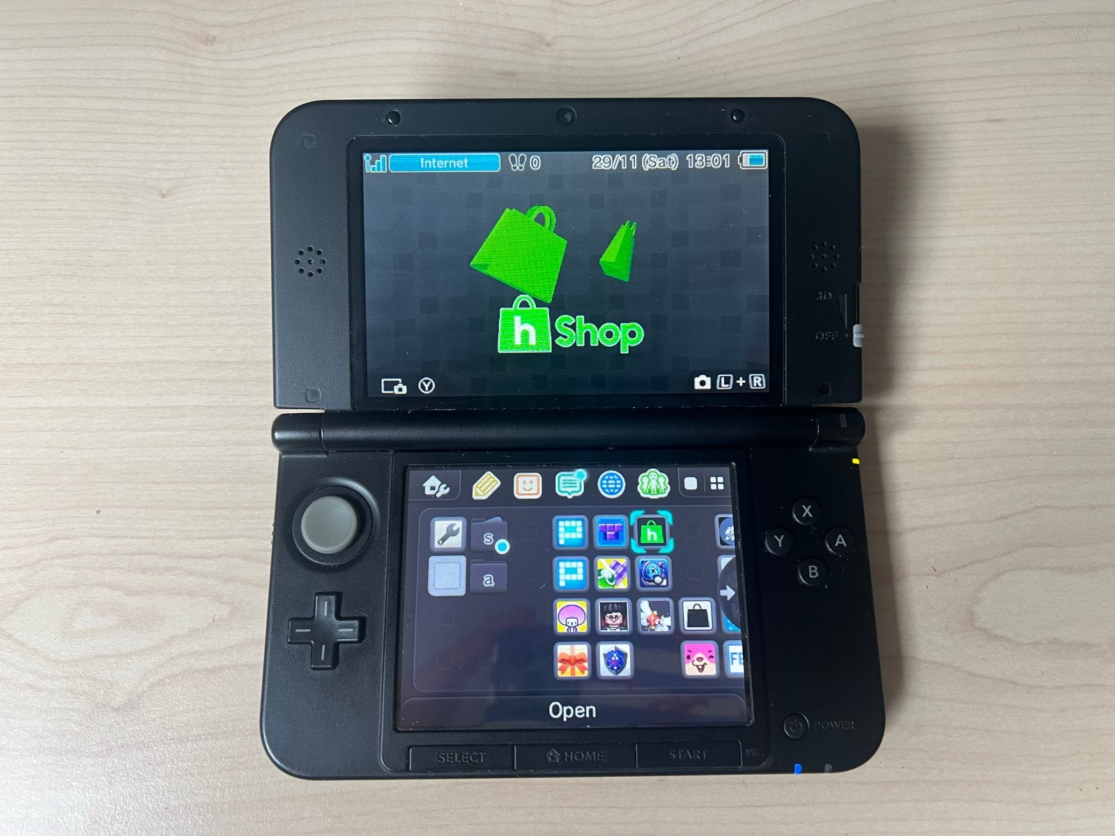 Nintendo 3DS XL Blue, Blauw, 3DS XL, Ophalen of Verzenden, Zo goed als nieuw
