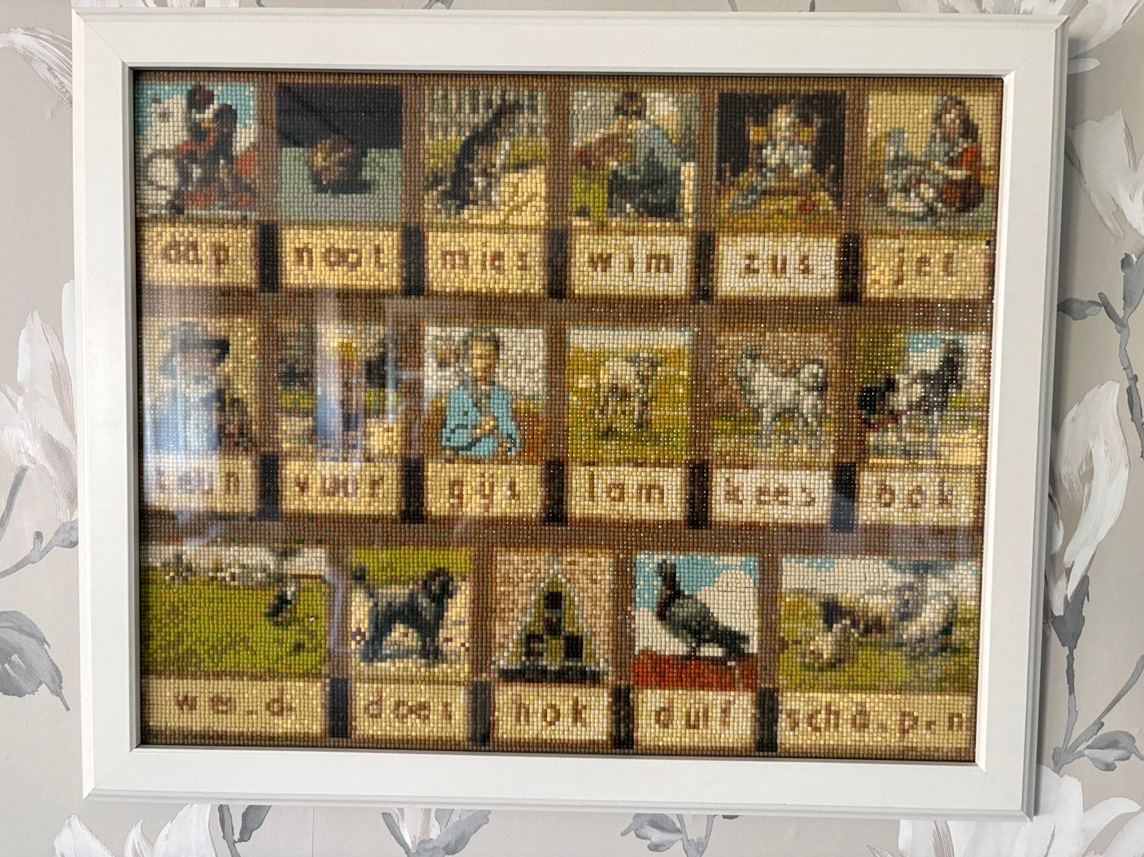 Vintage Diamond Painting : het Leesplankje, Ophalen of Verzenden, Zo goed als nieuw