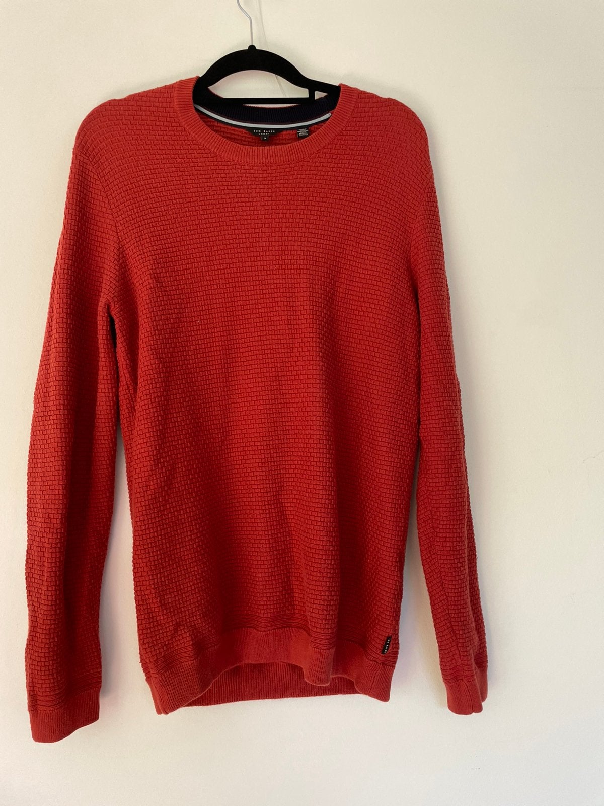 Ted Baker Heren Trui Rood Maat M, Kleding | Heren, Ophalen of Verzenden, Zo goed als nieuw, Maat 48/50 (M), Rood