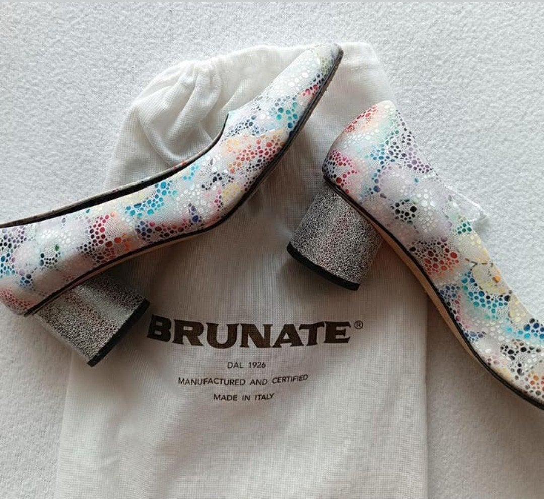 Luxe Brunate pumps van echt leer, maat 37.5, Pumps, Overige kleuren, Brunate, Ophalen of Verzenden