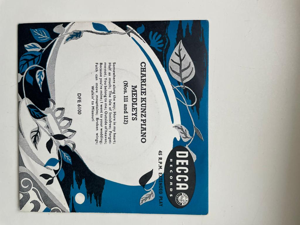 Charlie Kunz Piano Medleys (Nos. 111 en 112) EP, Gebruikt, 7 inch, Ophalen of Verzenden, EP