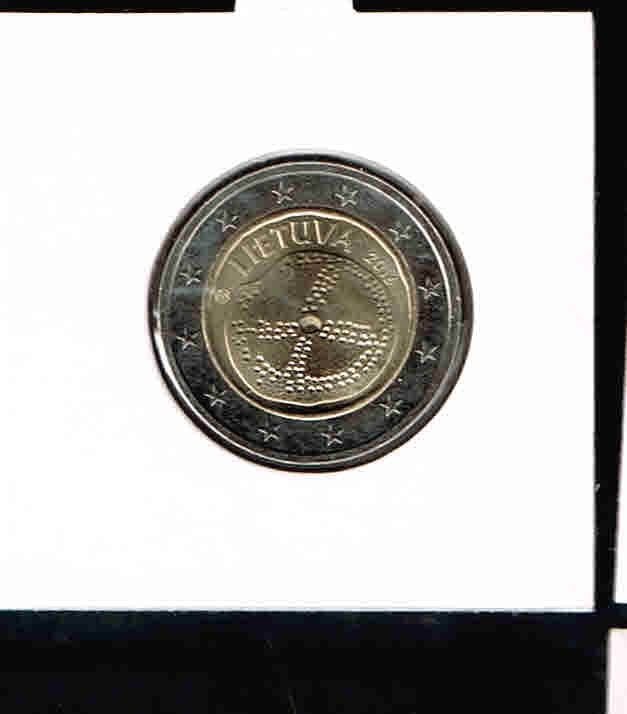 2 euro Litouwen cultuur  2016 ''unc'/2.1, Ophalen of Verzenden, Overige landen, 2 euro, Losse munt