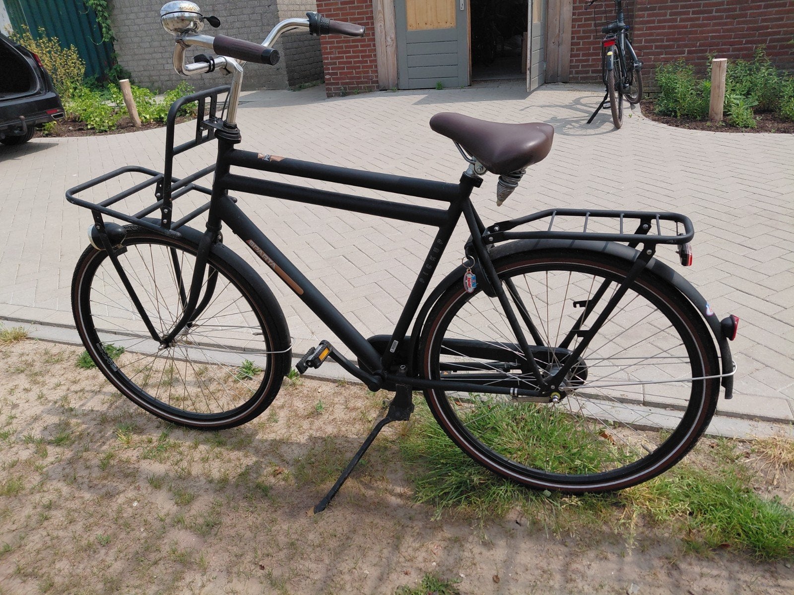 Batavus Pickup Classic Transportfiets - Mat Zwart, Ophalen, Terugtraprem, Batavus, Zo goed als nieuw