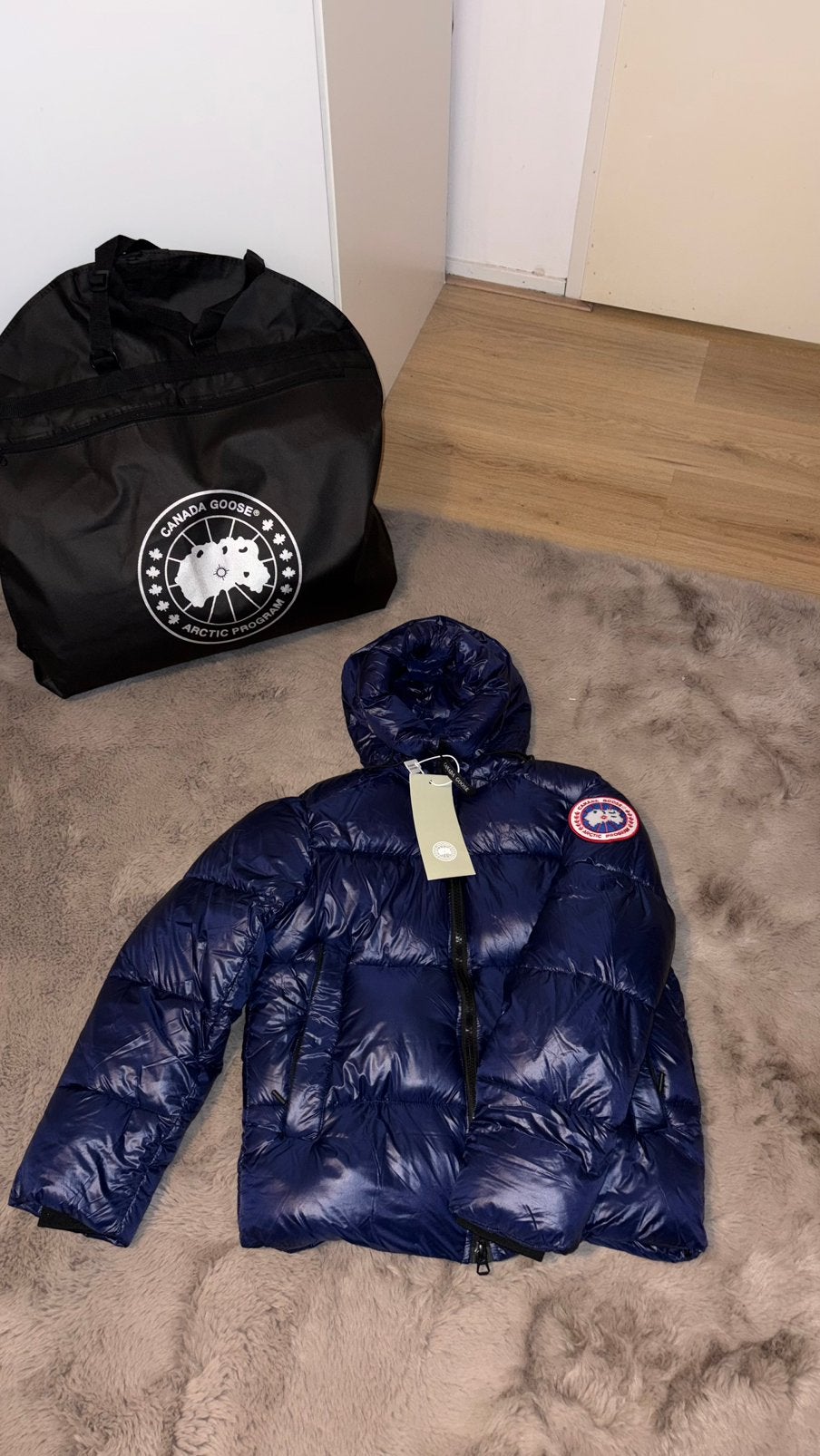 Canada Goose Puffer Donkerblauw (Maat S), Ophalen, Nieuw, Maat 46 (S) of kleiner, Blauw