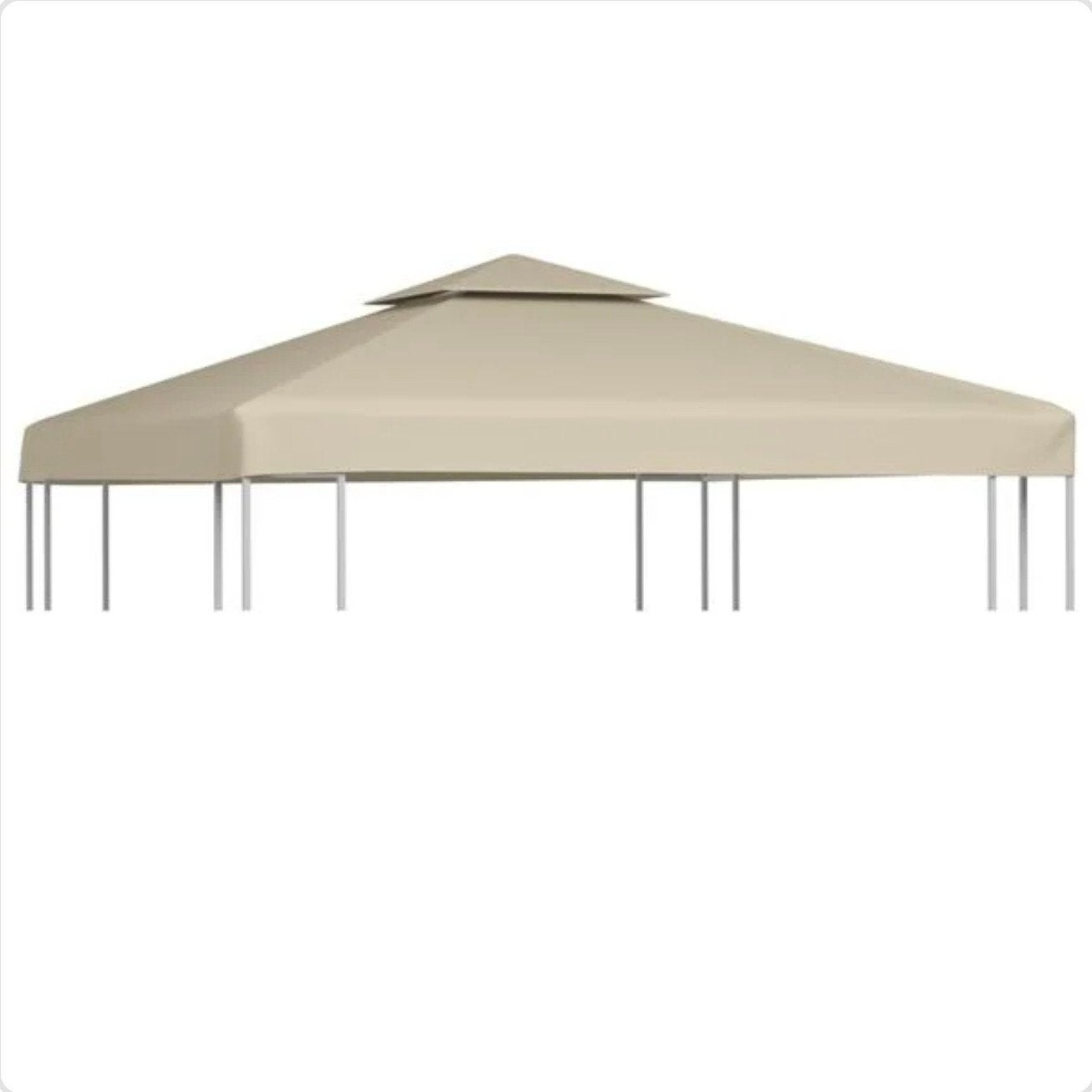 Prieeldoek 3x3 met apart dakje - Nieuw, Ophalen, Minder dan 4 meter, Nieuw, Minder dan 5 meter