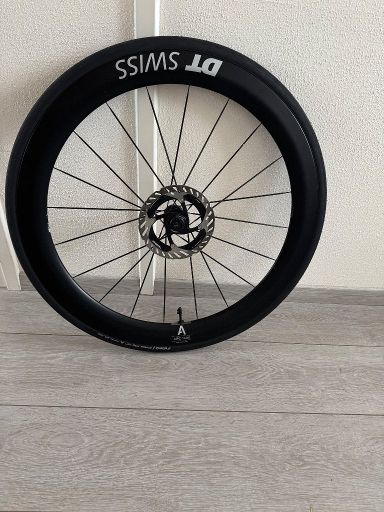 Dt Swiss arc 1400 55mm voorwiel, Wiel, Racefiets, Ophalen of Verzenden, Zo goed als nieuw