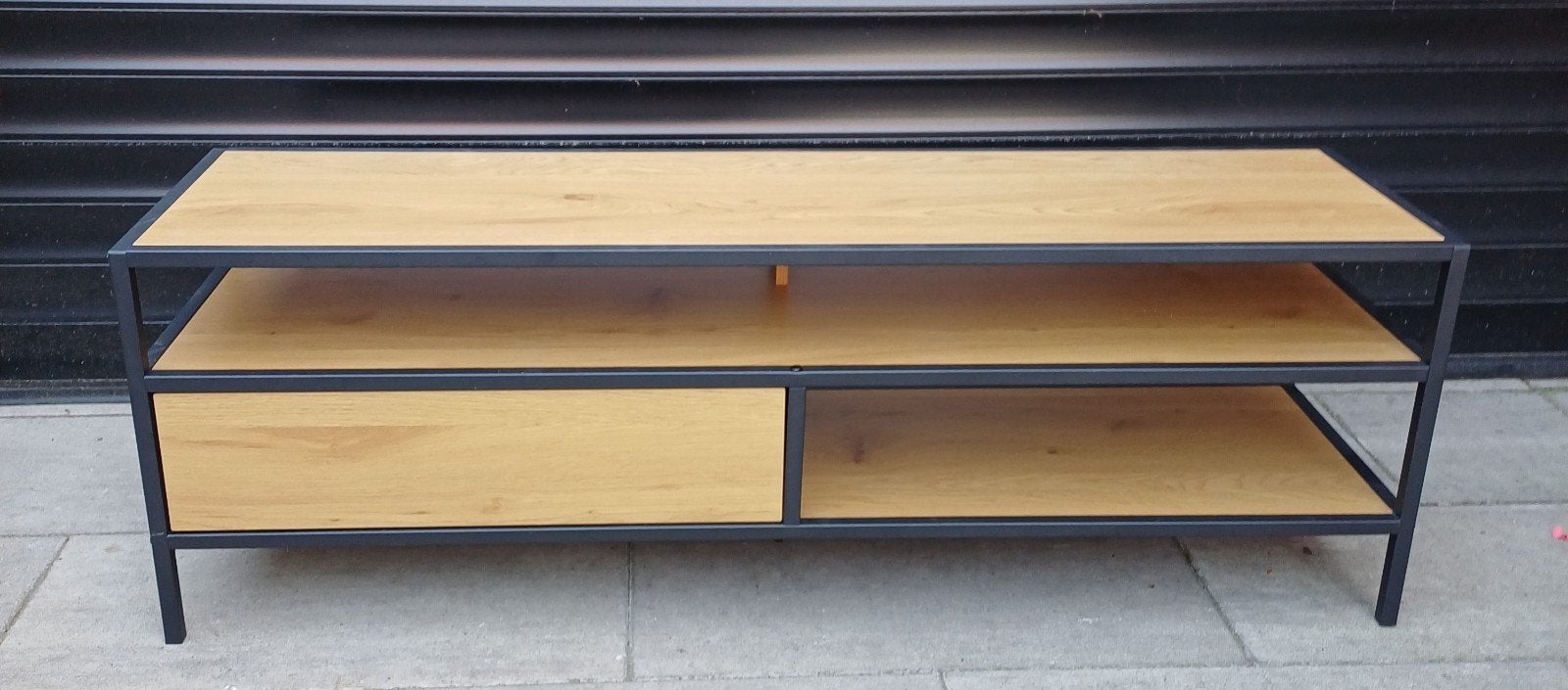 Prachtige Z.g.a.n warme eiken tv meubel/tv kast/kast, 100 tot 150 cm, Ophalen of Verzenden, Zo goed als nieuw, Minder dan 100 cm