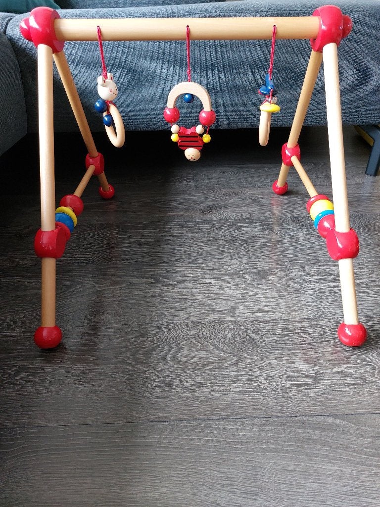 Houten babygym, Ophalen, Gebruikt, Babygym, Met geluid