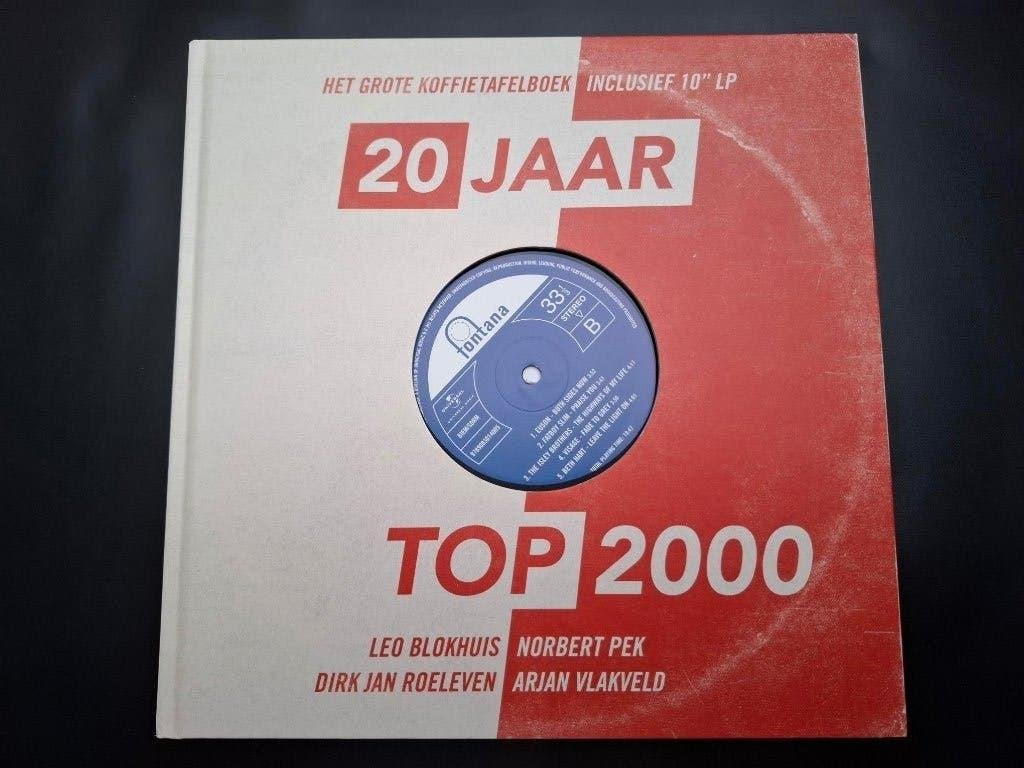 20 Jaar Top 2000 Tafelboek + LP,  Zeer Netjes, Ophalen of Verzenden, Zo goed als nieuw, Boek, Tijdschrift of Artikel