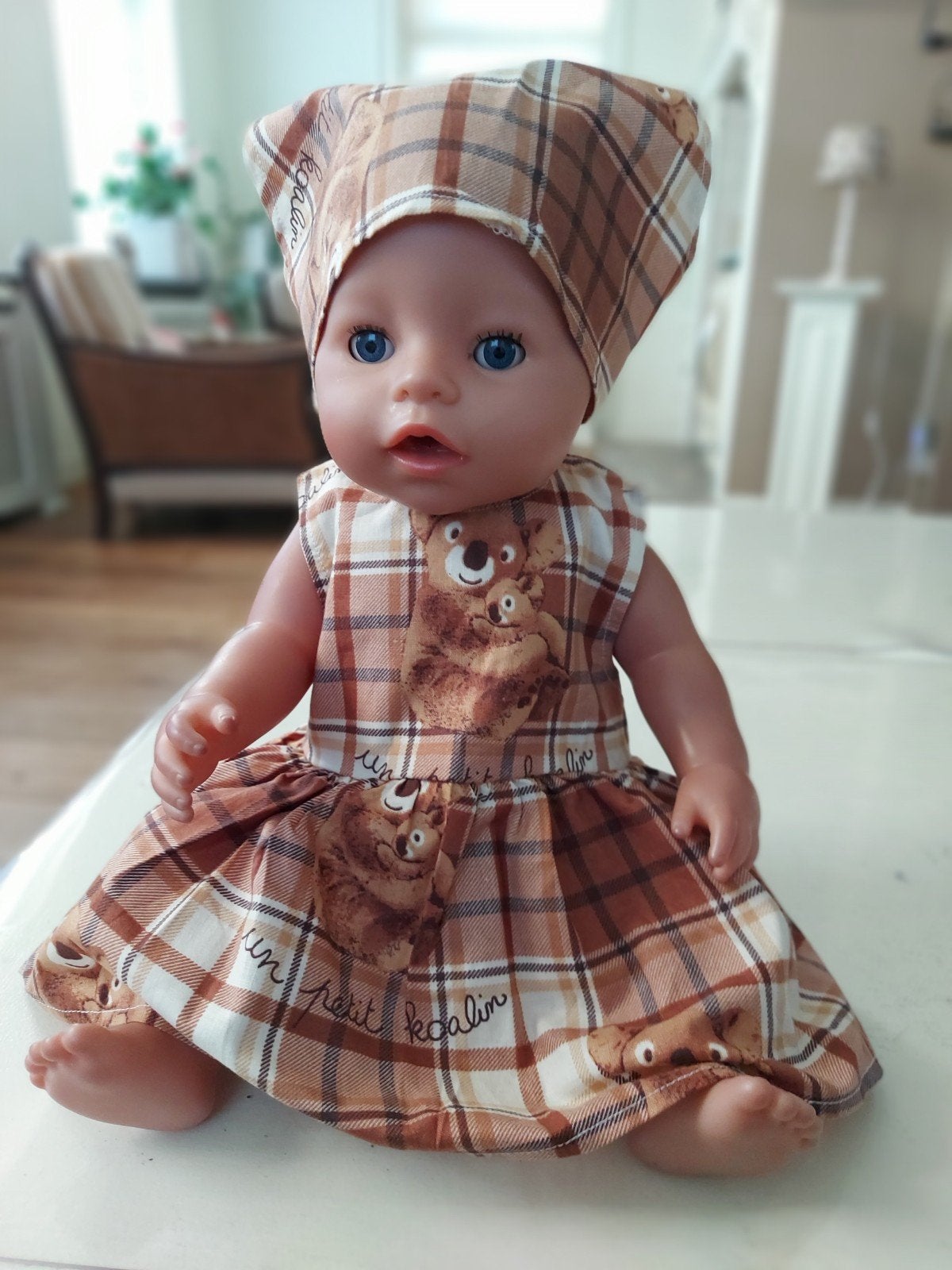Leuk 2 delig koalabeer set baby born, Ophalen of Verzenden, Nieuw, Babypop