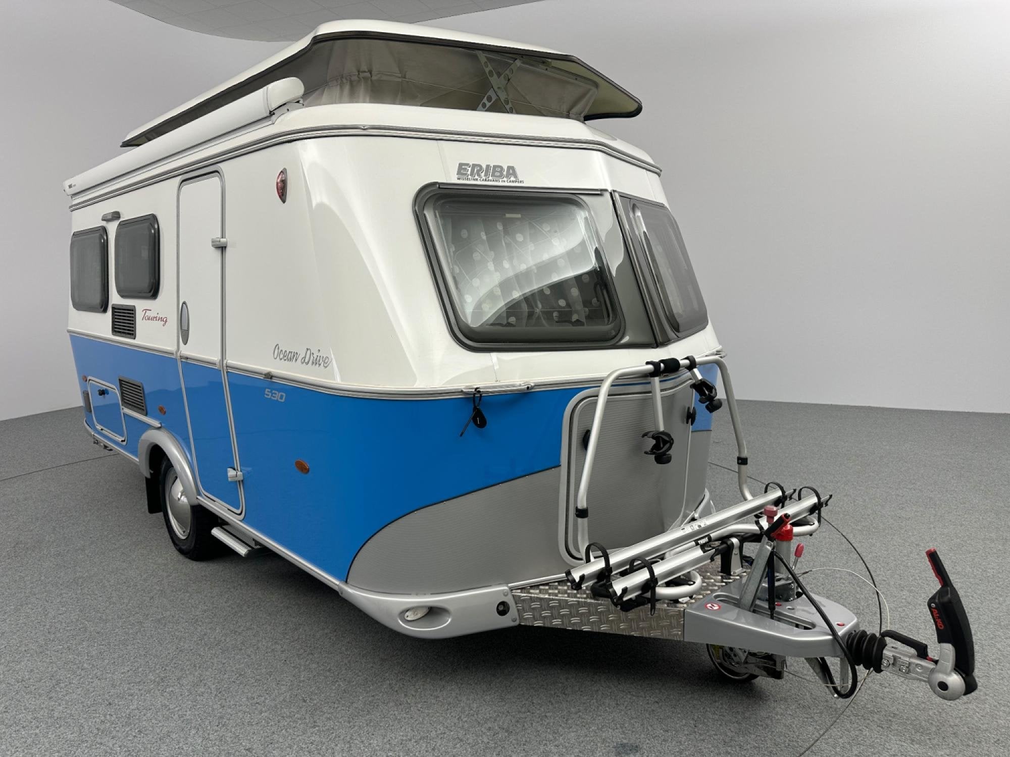 Eriba Touring Troll 530 Ocean Drive Cassetteluifel Mover, Caravans en Kamperen, Vast bed, Tot en met 2, Bedrijf, 750 - 1000 kg