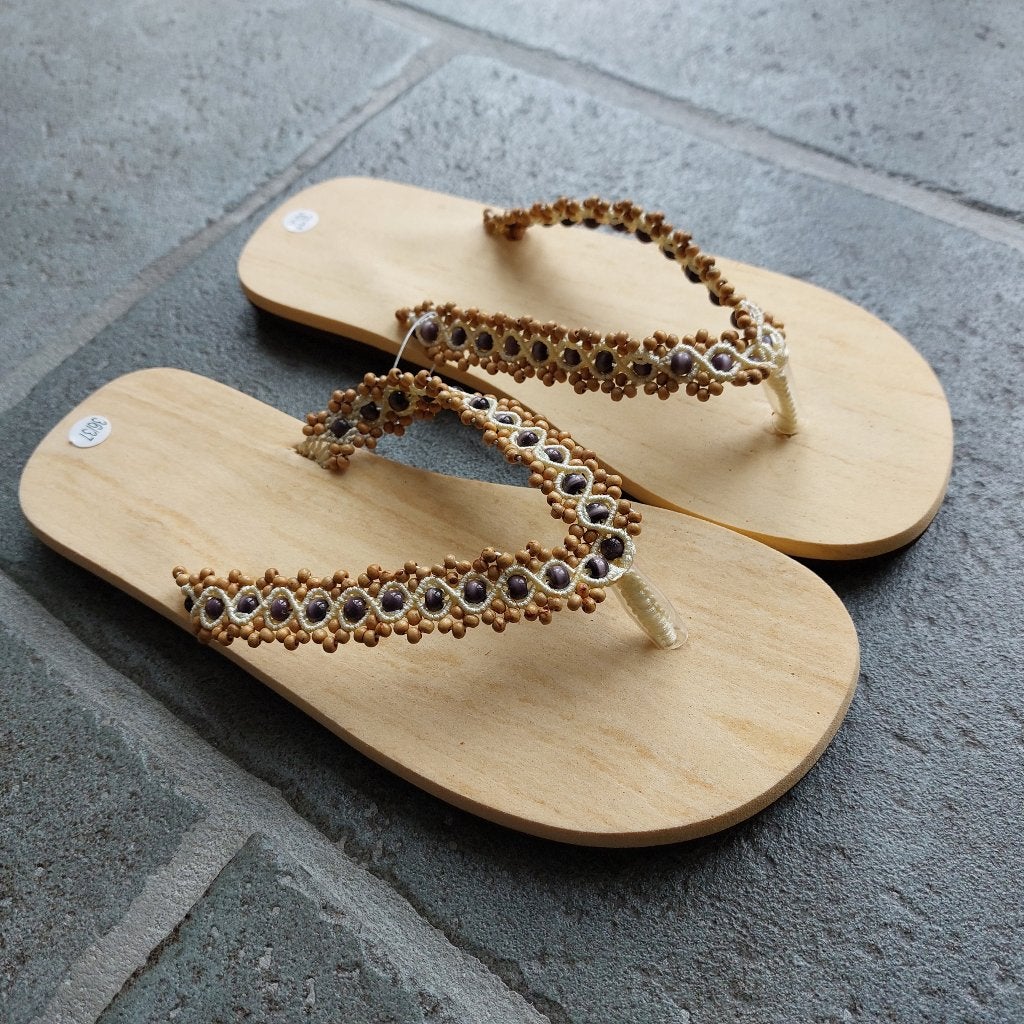 Slippers met Kraaltjes - Paars/Beige - Maat 36/37 - Nieuw, Ophalen of Verzenden, Nieuw, Overige kleuren