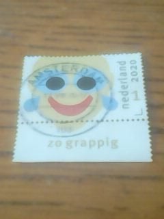 gestempelde zegel nederland no 3847f  [ zo grappig ] met tab, Verzenden, Gestempeld