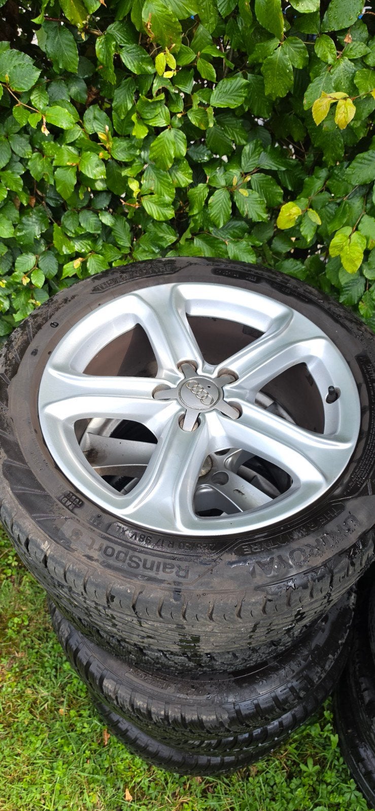 Audi A4 Velgen met Uniroyal Rainsport 5 banden, Auto-onderdelen, Banden en Velgen, Ophalen
