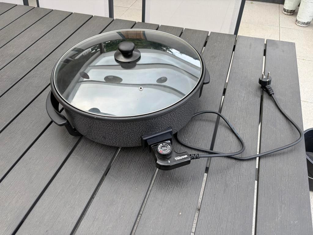 Electrische hapjespan, Tuin en Terras, Ophalen of Verzenden, Zo goed als nieuw