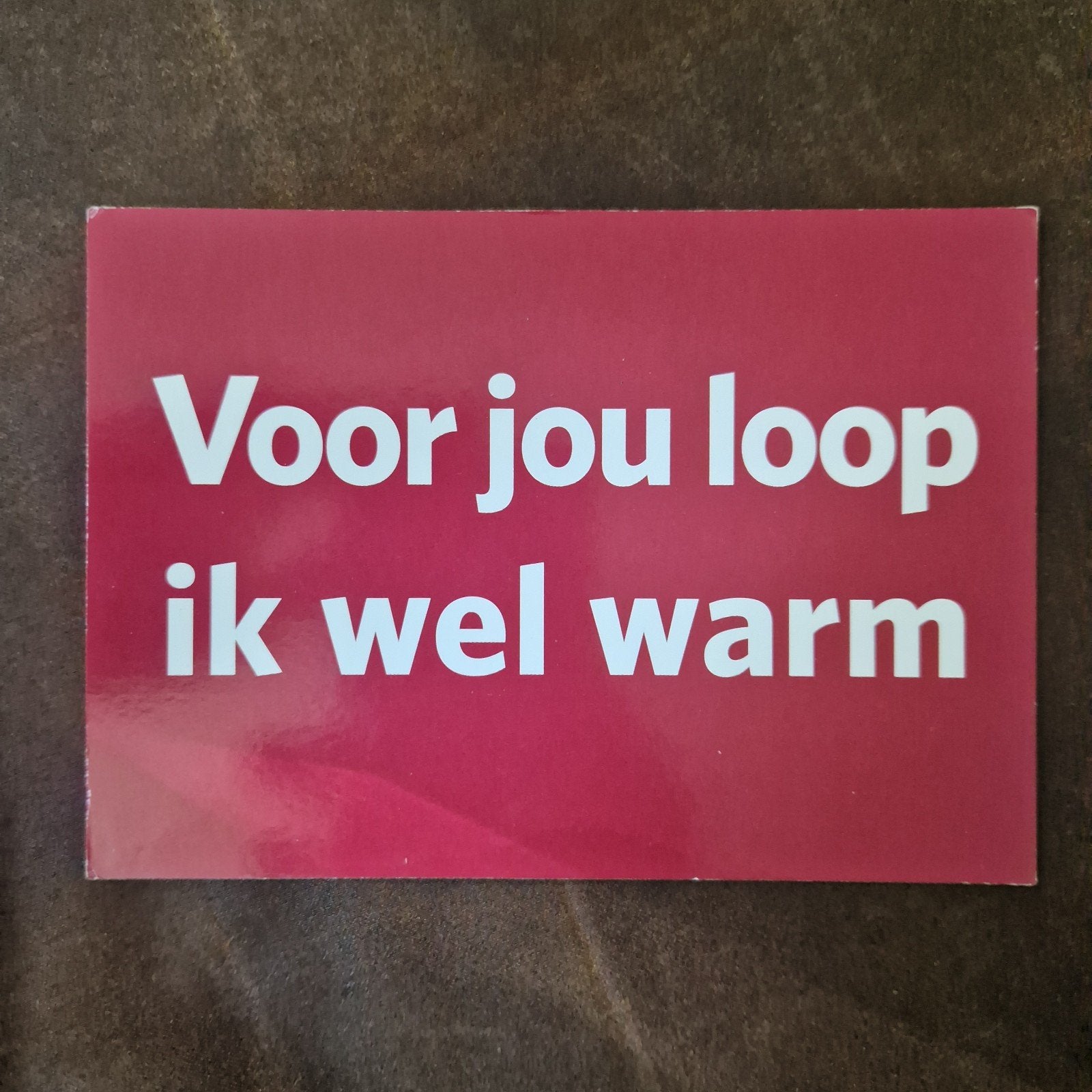 Ansichtkaart Boomerang Algemeen Dagblad, Ophalen of Verzenden
