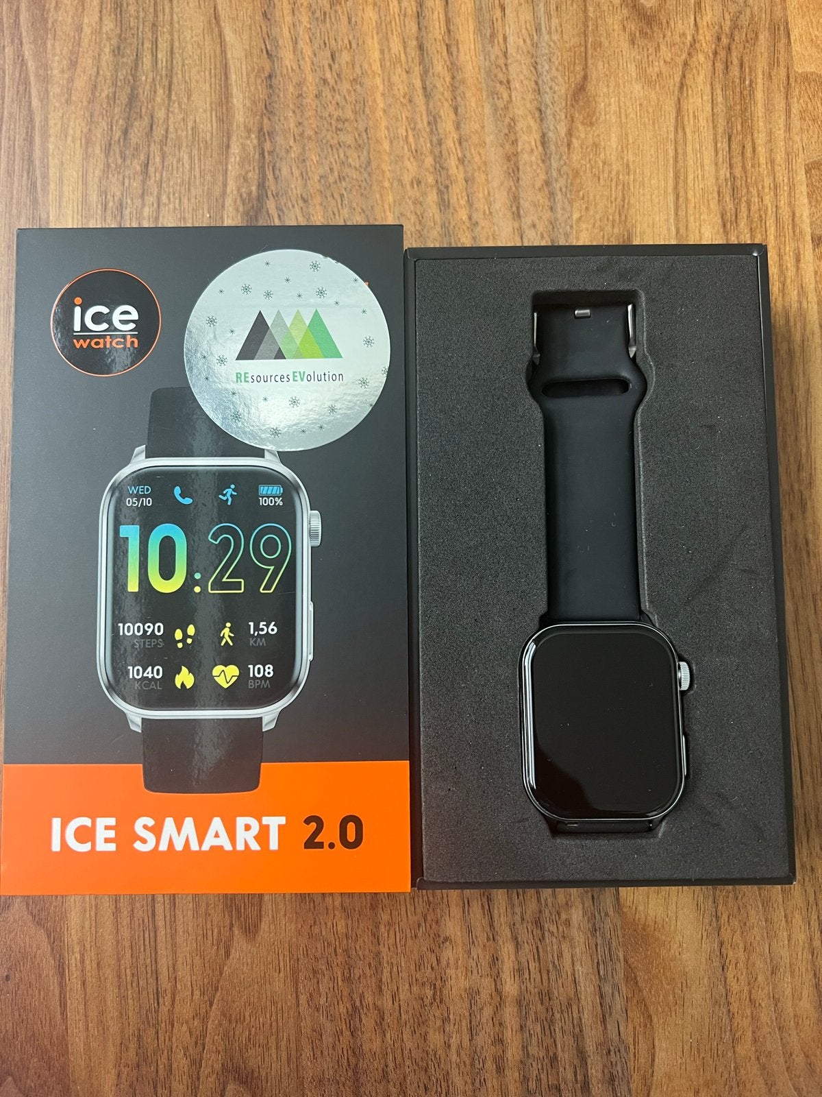 Ice Smart 2.0 Smartwatch - Nieuw in doos, Hartslag, Zwart, Nieuw, Ophalen of Verzenden