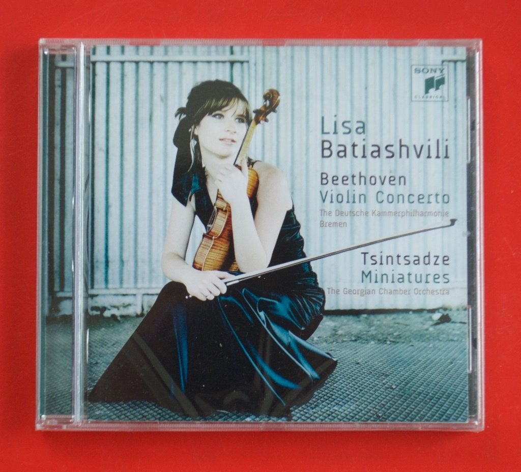 cd Lisa Batiashvili Beethoven violin concerto Tsintsadze, Overige typen, Ophalen of Verzenden, Zo goed als nieuw, Classicisme