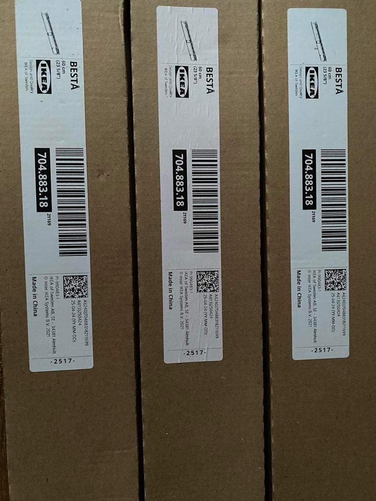 Besta wandrail (3x nieuw), Ophalen, Nieuw, Minder dan 150 cm, Minder dan 100 cm