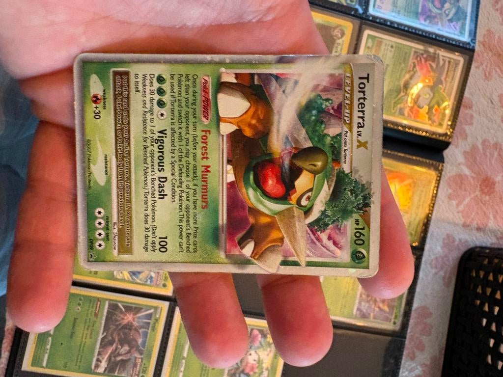 Torterra lv x, Hobby en Vrije tijd, Verzamelkaartspellen | Pokémon, Ophalen of Verzenden, Zo goed als nieuw, Meerdere kaarten