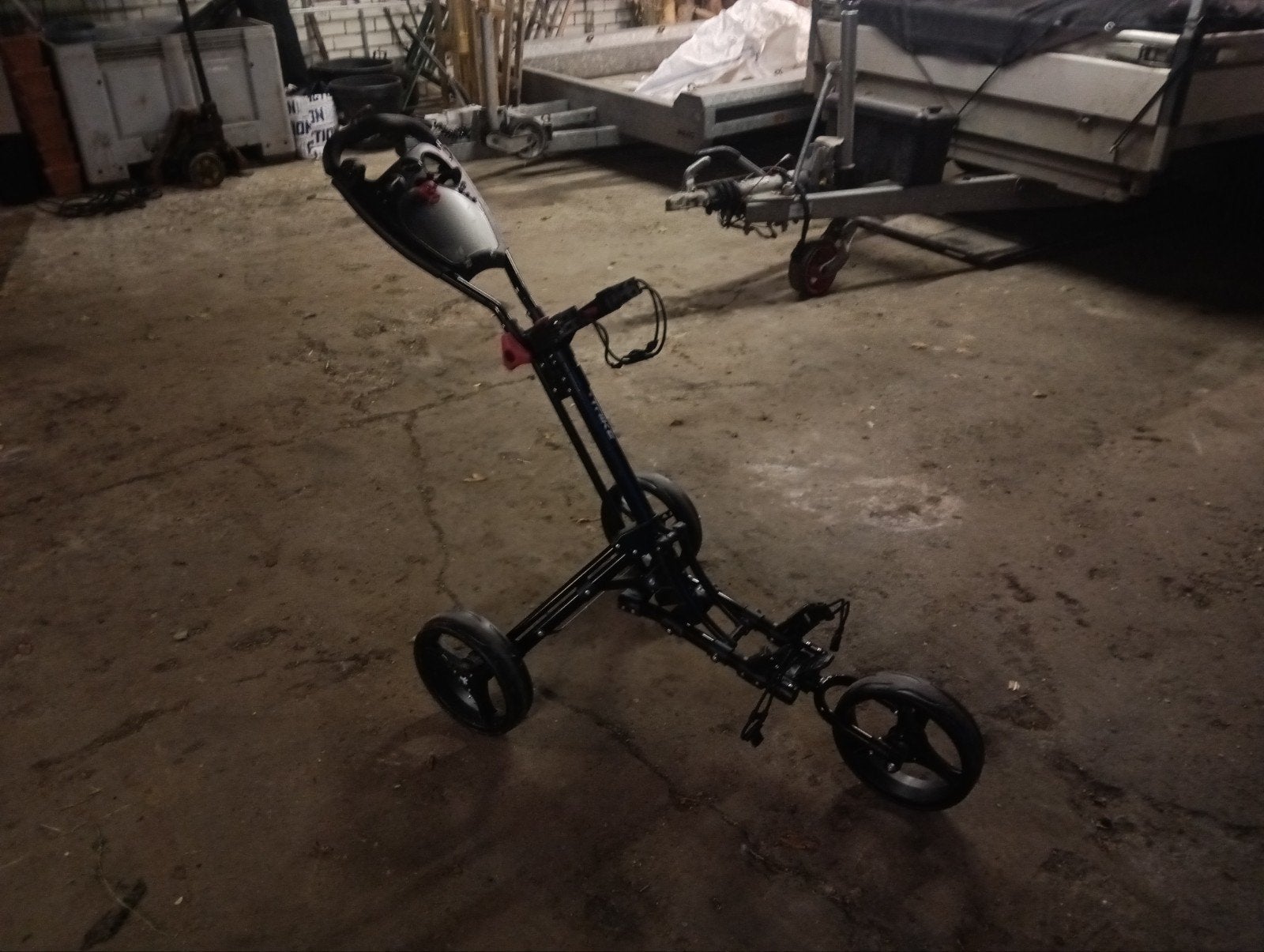 Fastfold Trike Golftrolley - Nog in nette staat!, Ophalen of Verzenden, Gebruikt, Golfkar, Overige merken