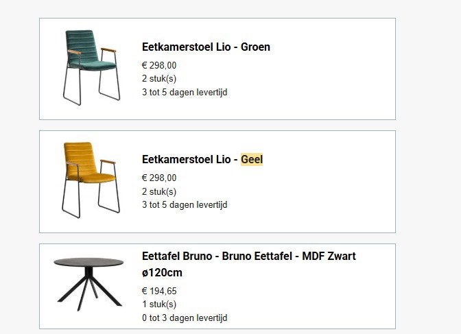 Zeer goede eettafelset, Ophalen, Gebruikt, Vier personen, Rond
