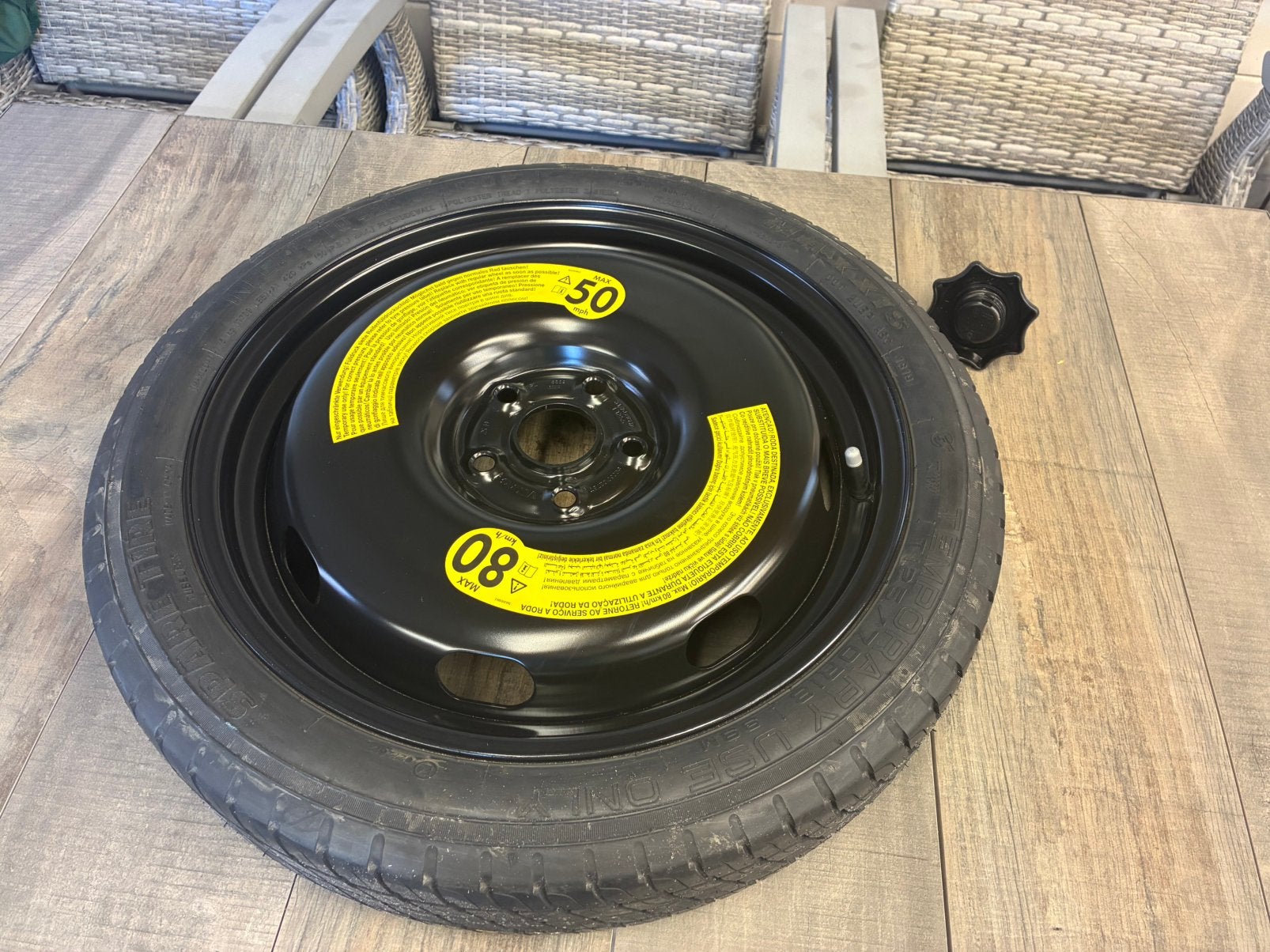 18 inch thuiskomer / reservewiel Golf 6 - 7 of 8, Auto diversen, Ophalen