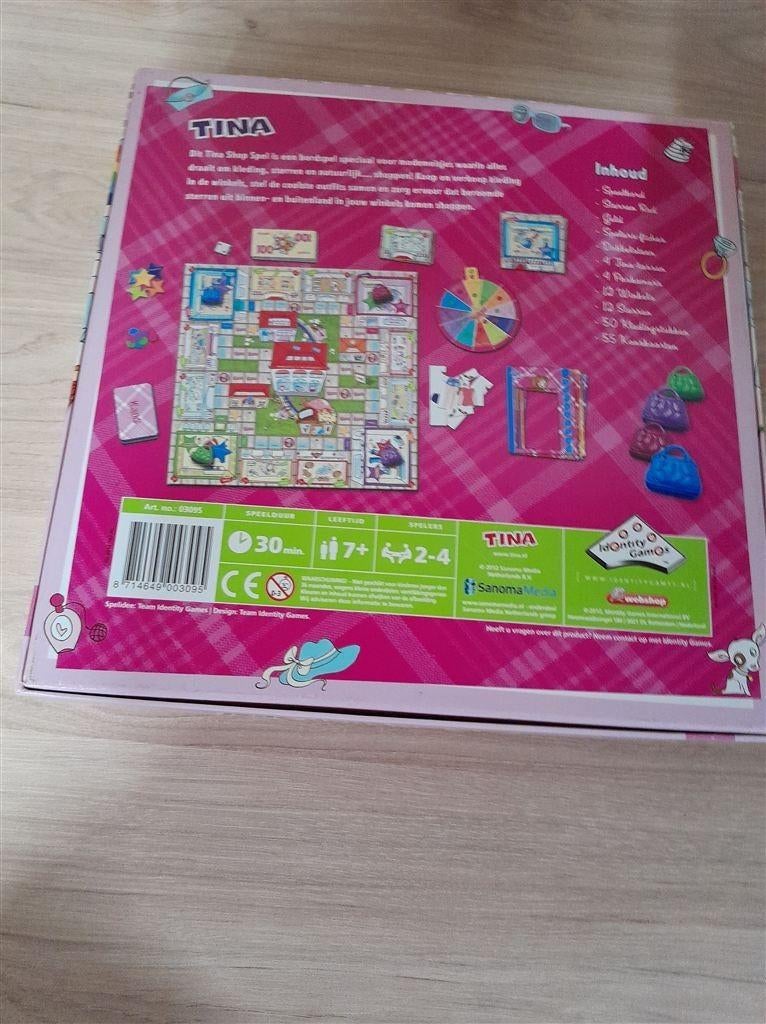 Tina shop spel - s1849, Hobby en Vrije tijd, Gezelschapsspellen | Bordspellen, Verzenden, Zo goed als nieuw
