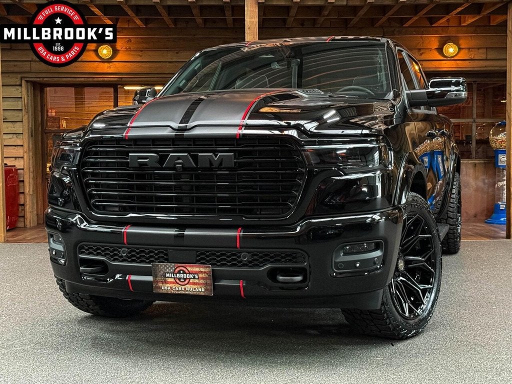 Dodge Ram 1500 Laramie Hurricane ALL-IN, Widebody, Black Edi, Auto's, Dodge, Automaat, 4 stoelen, Zwart, Leder