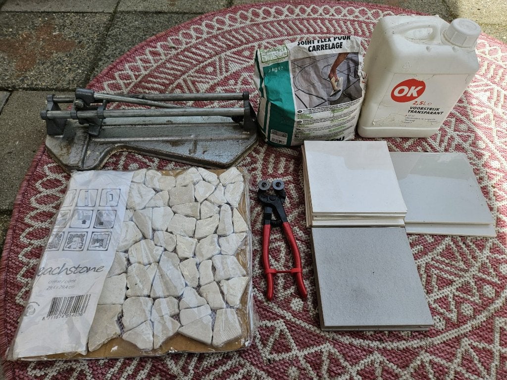 DIY Mozaiek maken, Ophalen, Gebruikt, Handgemaakt, Natuurlijk materiaal