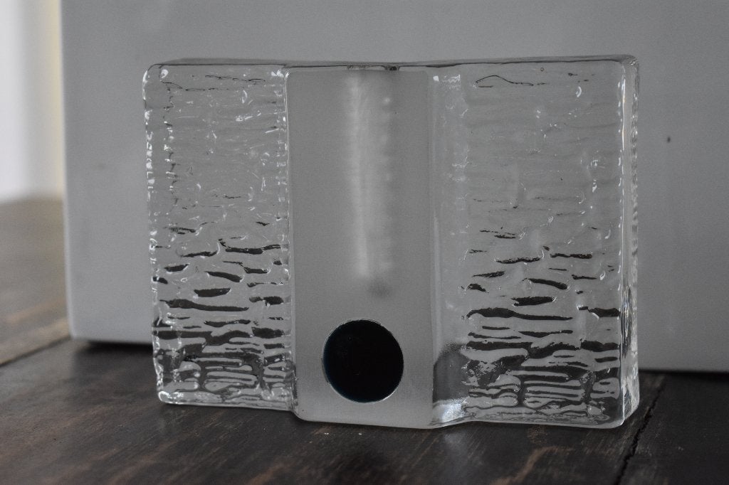 SOLIFLEUR van Walther Glas design Heiner Düsterhaus vaasje, Ophalen of Verzenden, 10 cm, Vaas, Glas