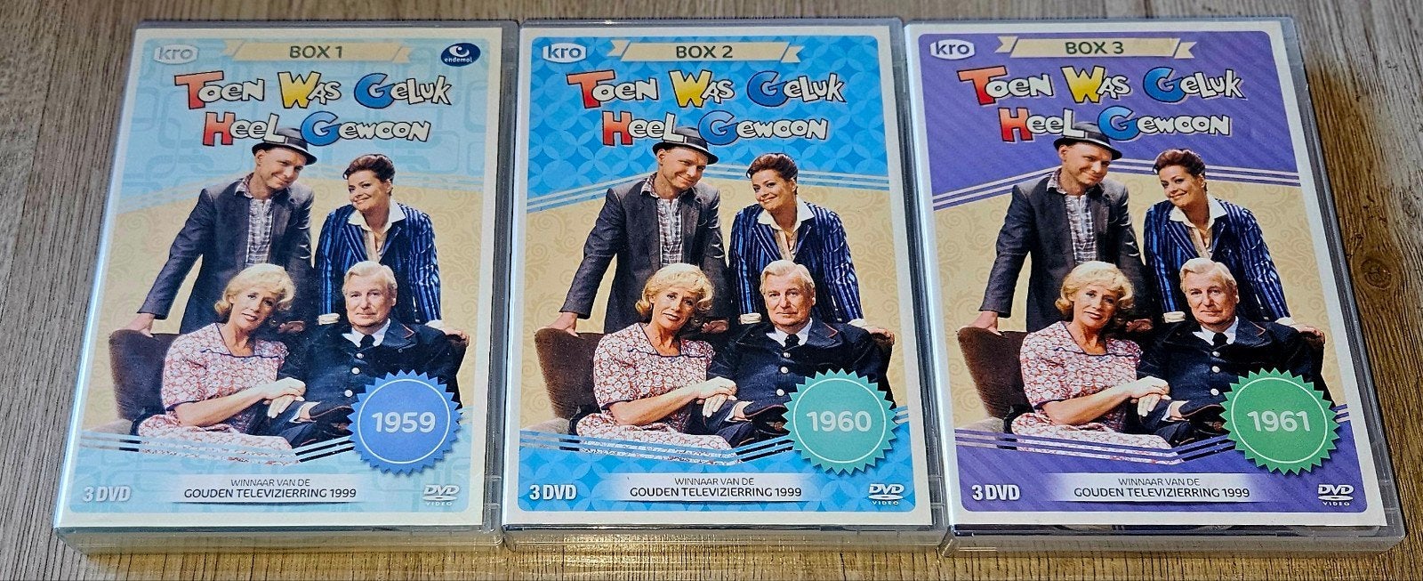 Toen Was Geluk Heel Gewoon - Box 1, 2 en 3 - o DVDs, Alle leeftijden, Nederlands, Zo goed als nieuw, Komedie