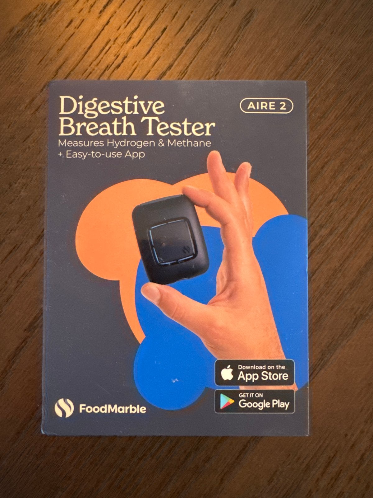 FoodMarble AIRE 2 Spijsvertering Ademtester, Sport en Fitness, Ophalen of Verzenden, Zo goed als nieuw, Overige typen