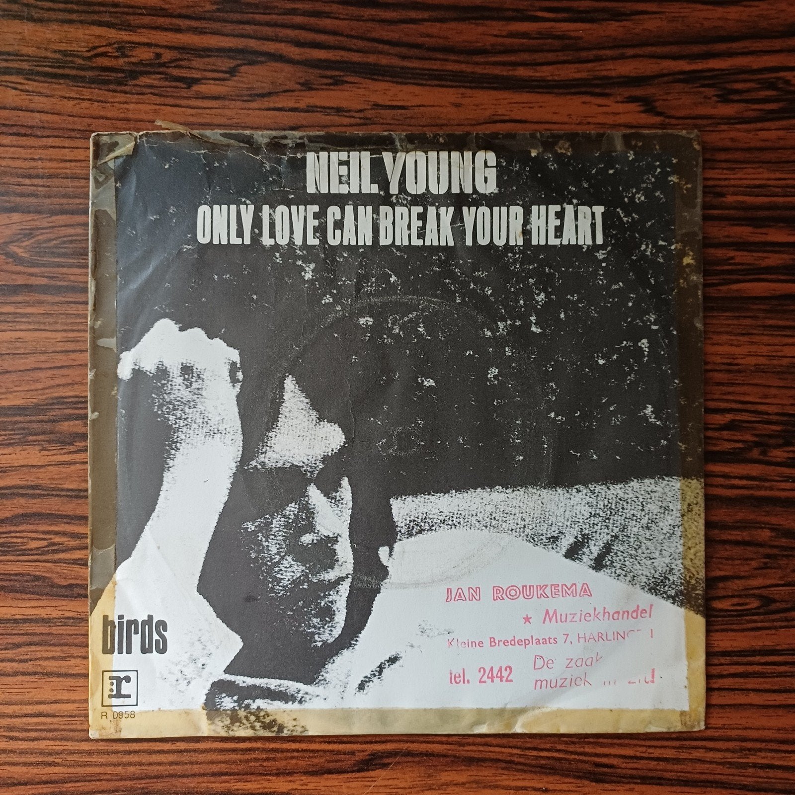 Neil Young - Only Love Can Break Your Heart, Cd's en Dvd's, Ophalen of Verzenden, Gebruikt, 7 inch, Rock en Metal