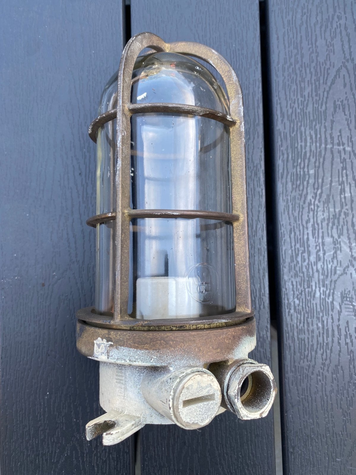 Scheepslamp, Verzamelen, Scheepvaart, Ophalen of Verzenden, Gebruikt, Motorboot of Zeilboot, Overige typen