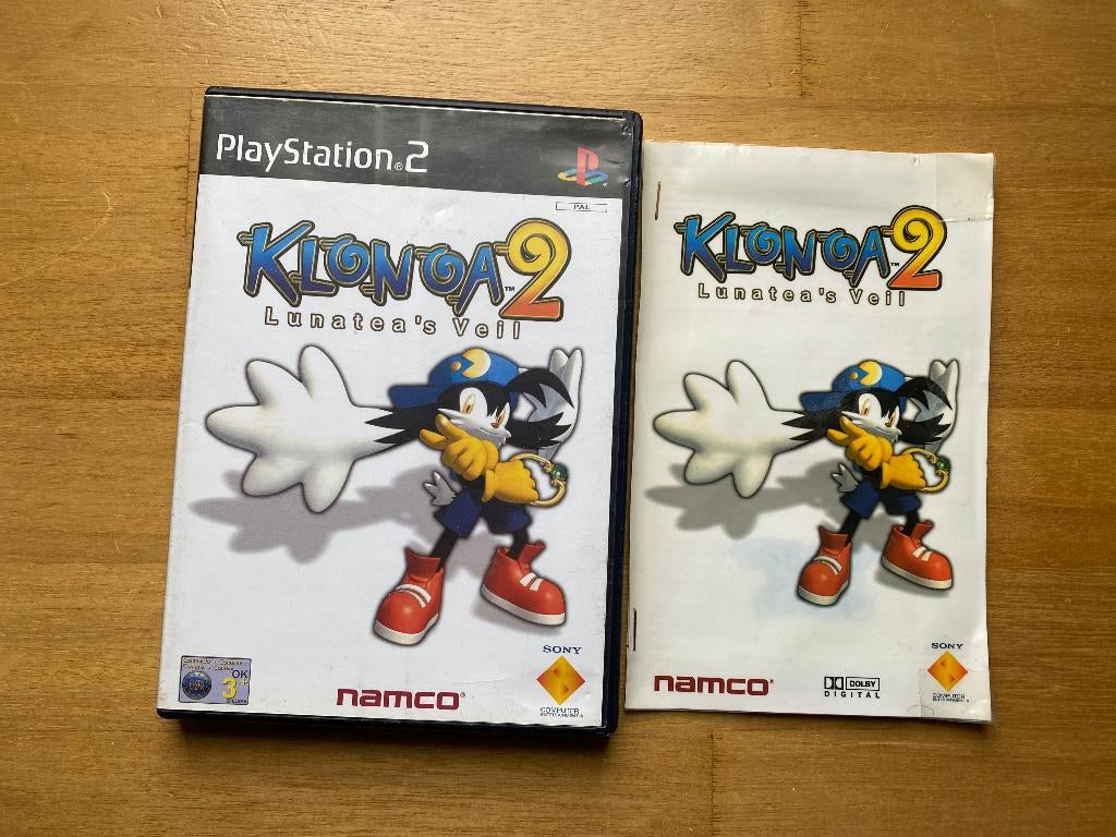 klonoa 2 ps2 ex rental, Spelcomputers en Games, 1 speler, Ophalen of Verzenden, Gebruikt, Vanaf 3 jaar