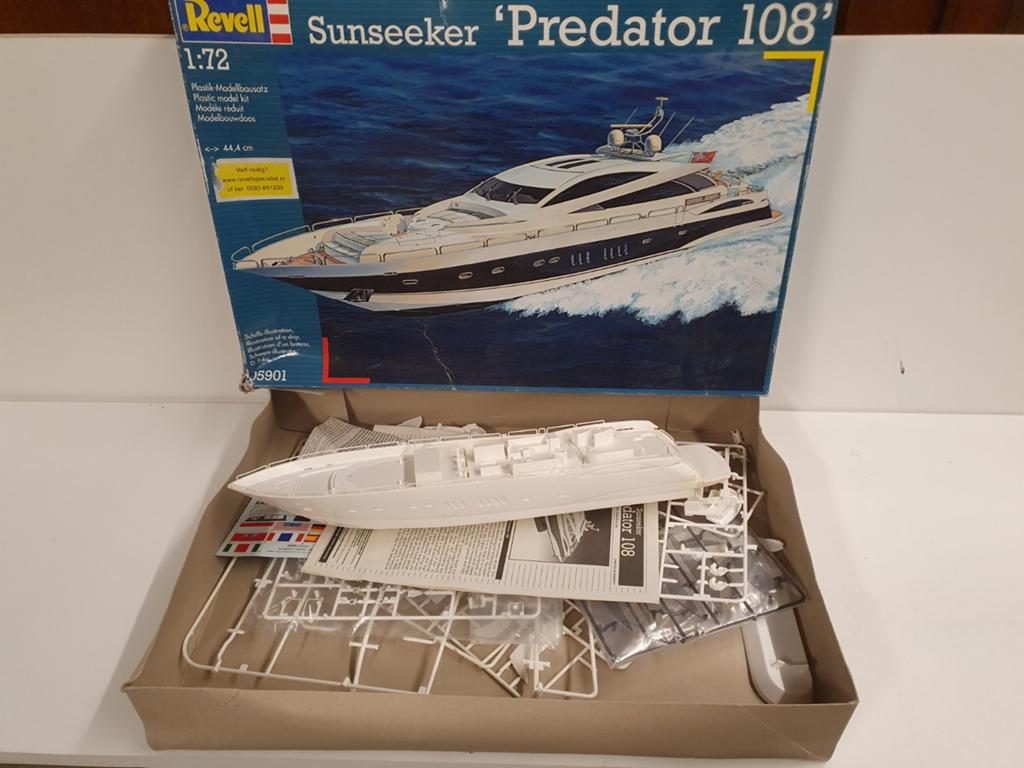 Sunseeker predator modelbouw boot, Ophalen of Verzenden, Zo goed als nieuw