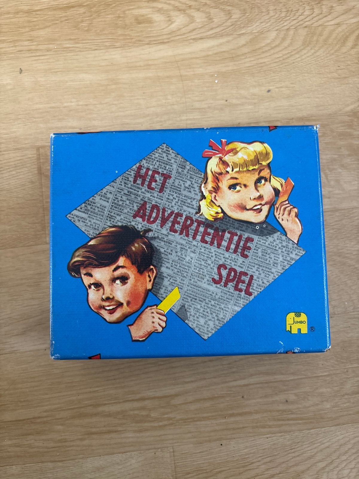 Het Advertentie Spel - Vintage Jumbo Gezelschapsspel, Ophalen of Verzenden, Gebruikt