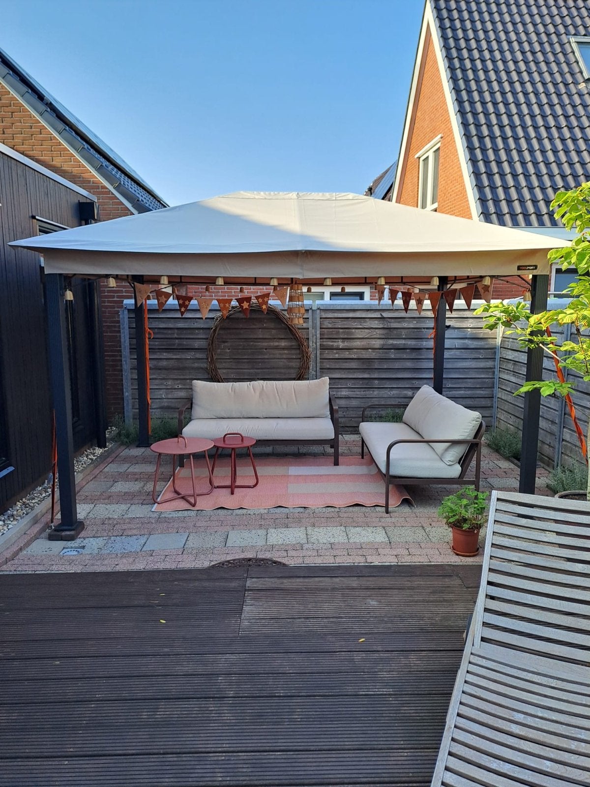 Mooie en stevige paviljoen voor in de tuin 3x4, Tuin en Terras, Ophalen, Gebruikt, Minder dan 4 meter, Paviljoen