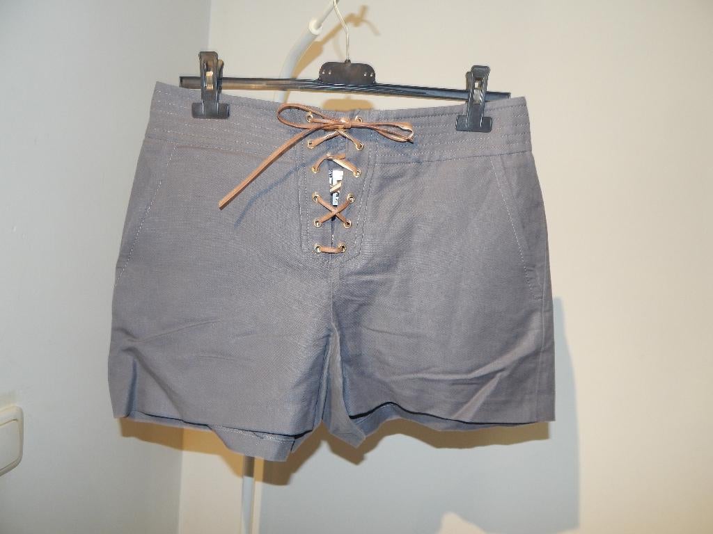 Missoni zomerse short linnen katoen geregen veter M