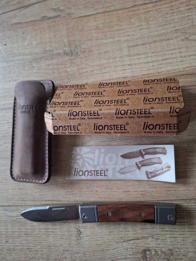 Lionsteel bestman met leren etui M390, Ophalen of Verzenden, Nieuw