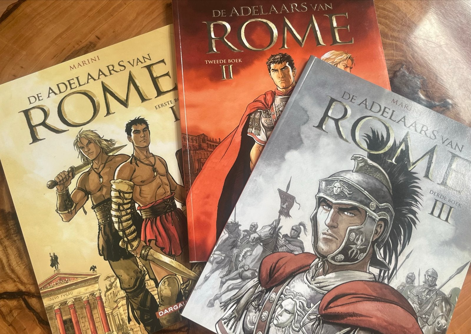 De Adelaars van Rome - deel 1 t/m 3, Boeken, Stripboeken, Complete serie of reeks, Ophalen of Verzenden, Gelezen